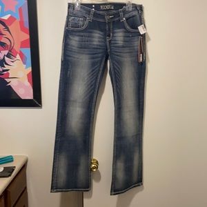 Rock & Roll jeans low rise bootcut